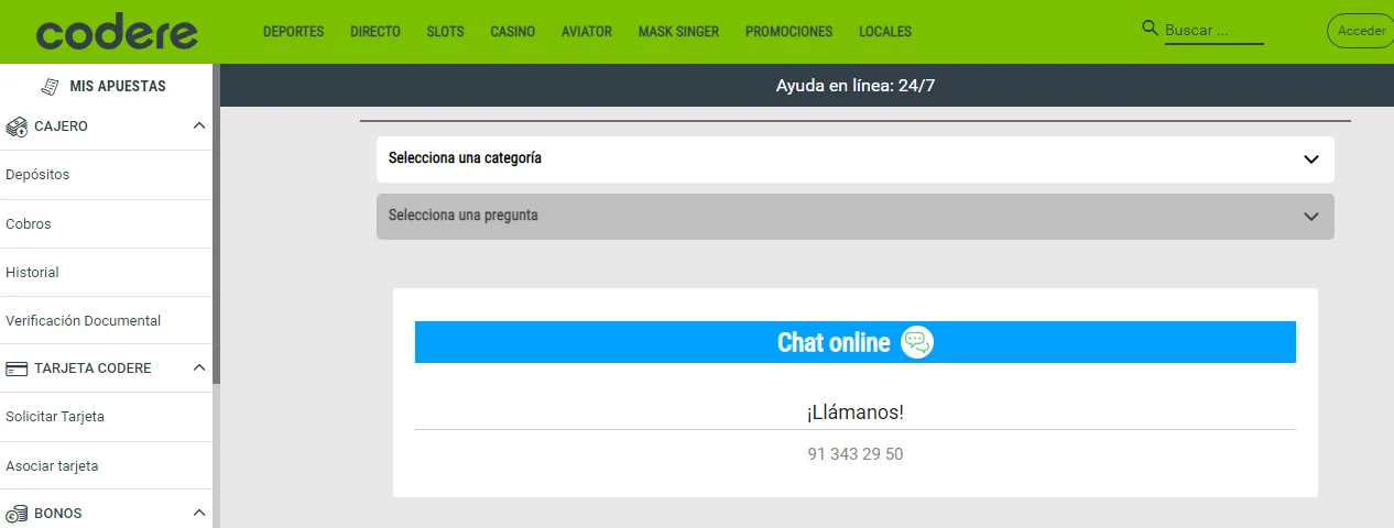 Codere revisa nossa opinião honesta